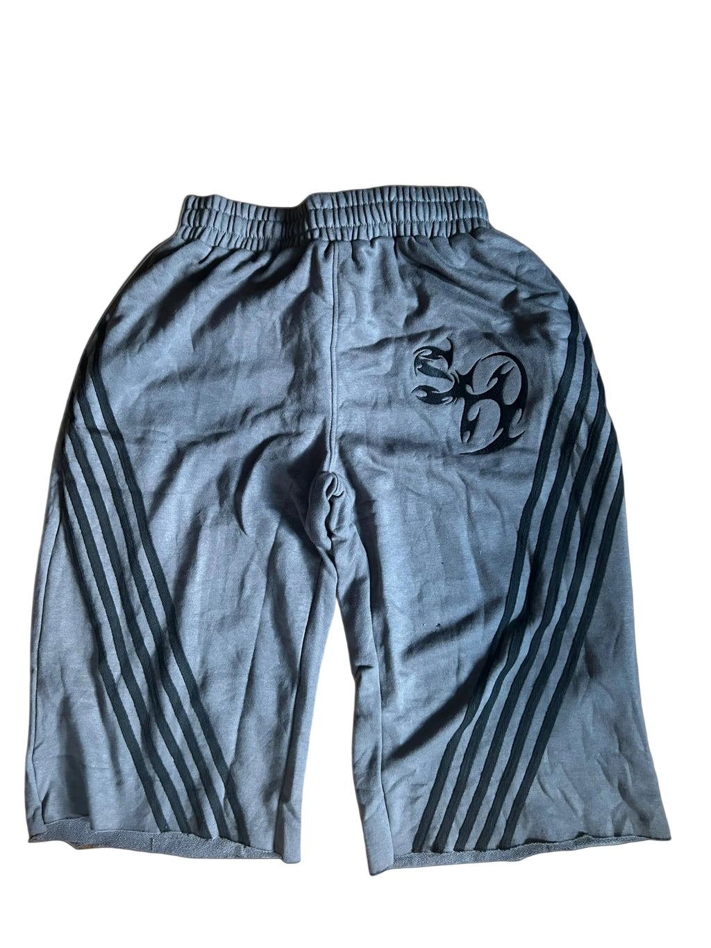 Grey 3/4th “Track Shorts”